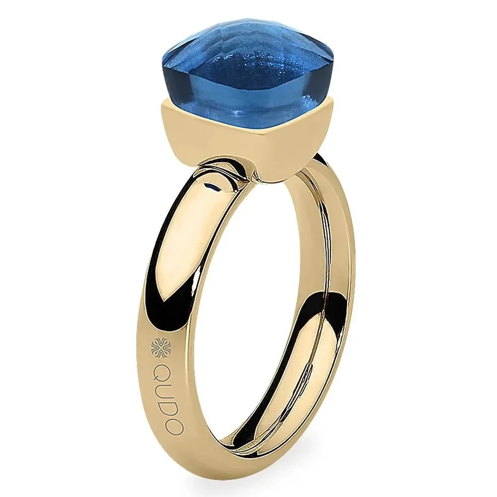 Кольцо Qudo FIRENZE 18 (G) Dark Blue 107001/40-4730 18
