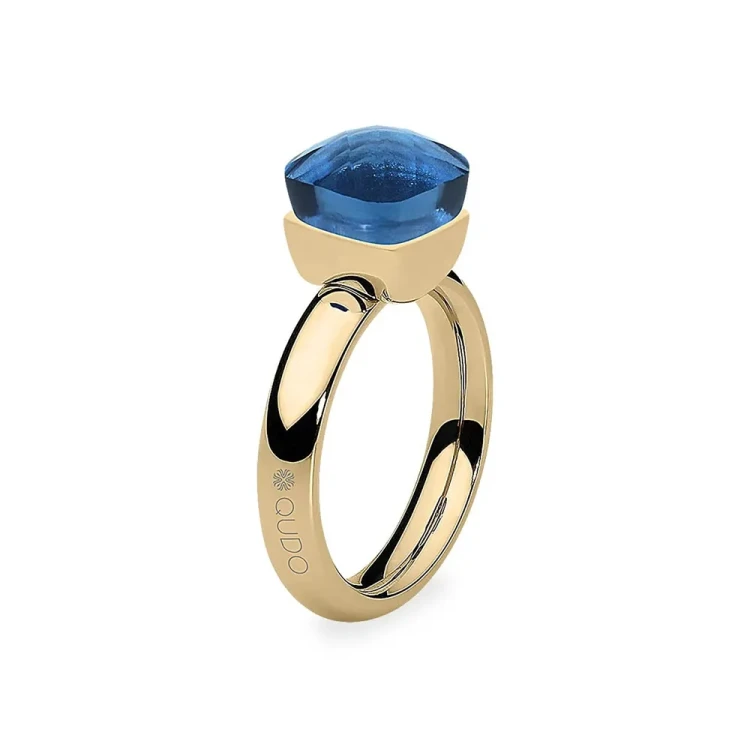 Кольцо Qudo FIRENZE 18 (G) Dark Blue 107001/40-4730 18