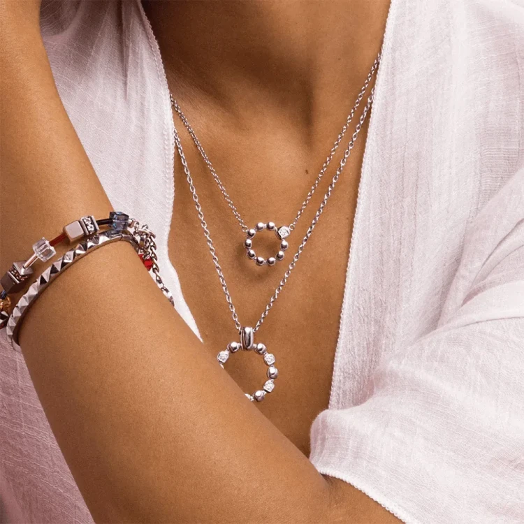 Колье Coeur de Lion Crystal-Silver 2056/10-1817