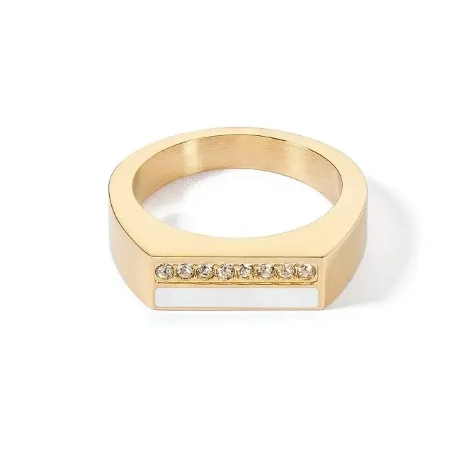 Кольцо Coeur de Lion White-Gold 0133/40-1416 54