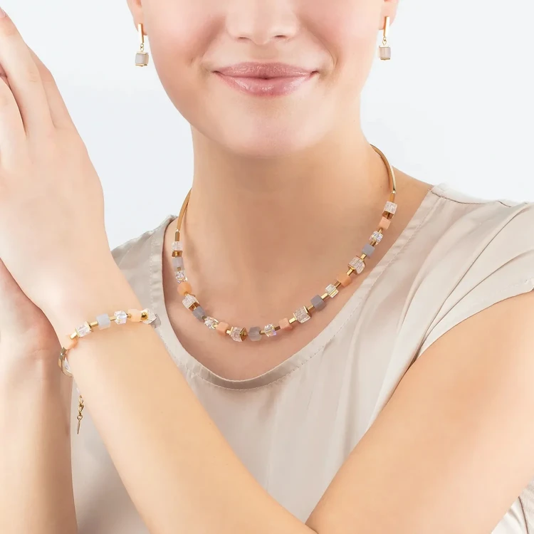 Колье Coeur de Lion Grey-Nude 4426/10-1229