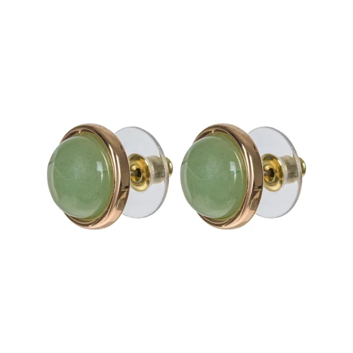 Пусеты GREEN AVENTURINE LE1109 G/G