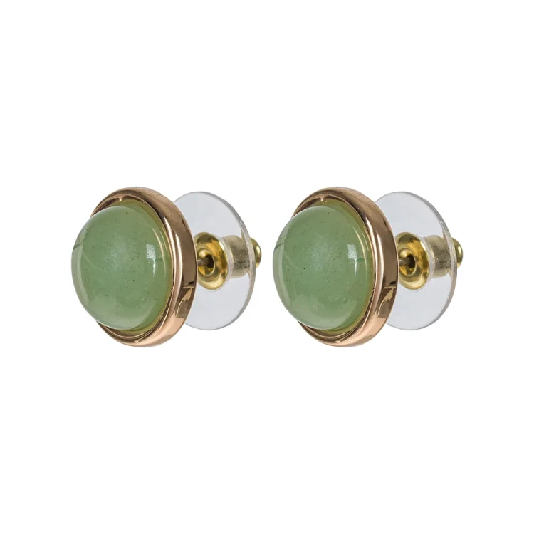 Пусеты GREEN AVENTURINE LE1109 G/G