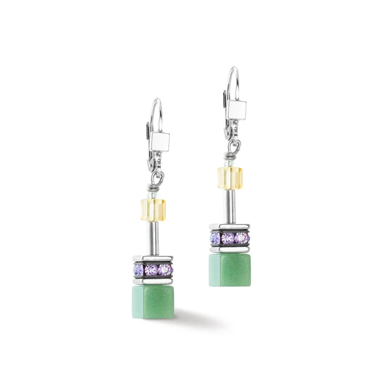 Серьги Coeur de Lion Multicolour Pastel Silver 2838/20-1580
