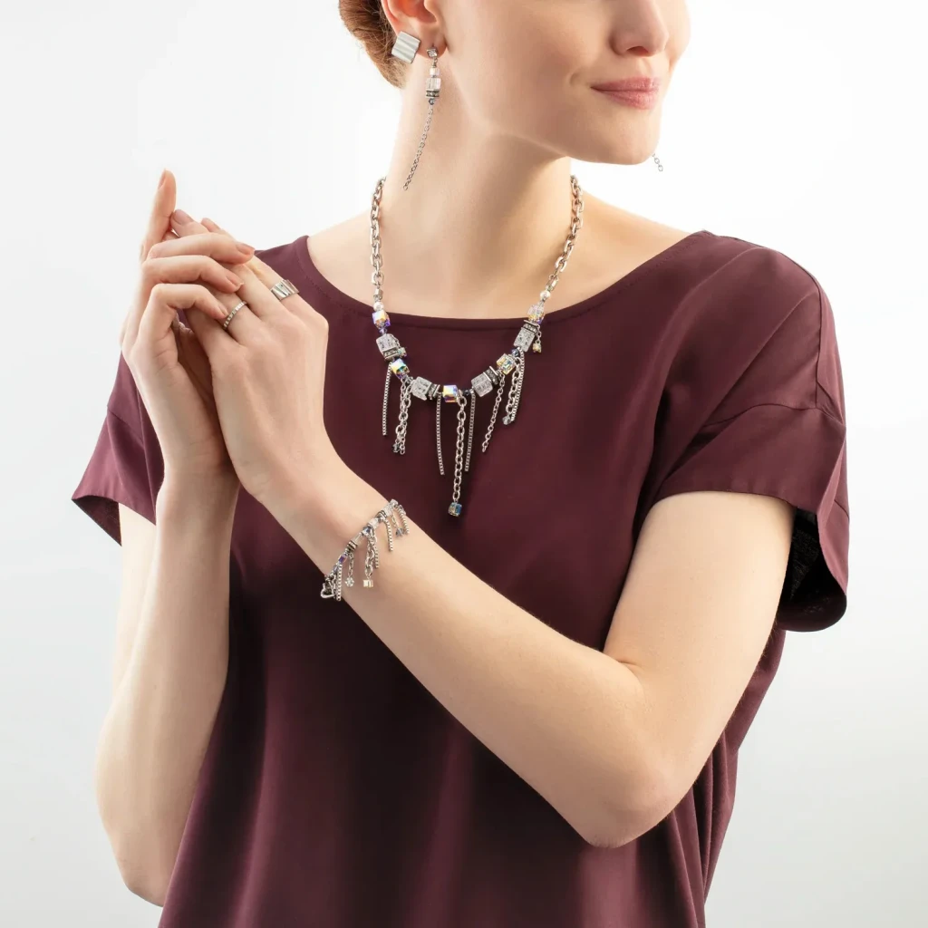 Серьги Coeur de Lion Crystal-Silver 3020/21-1817