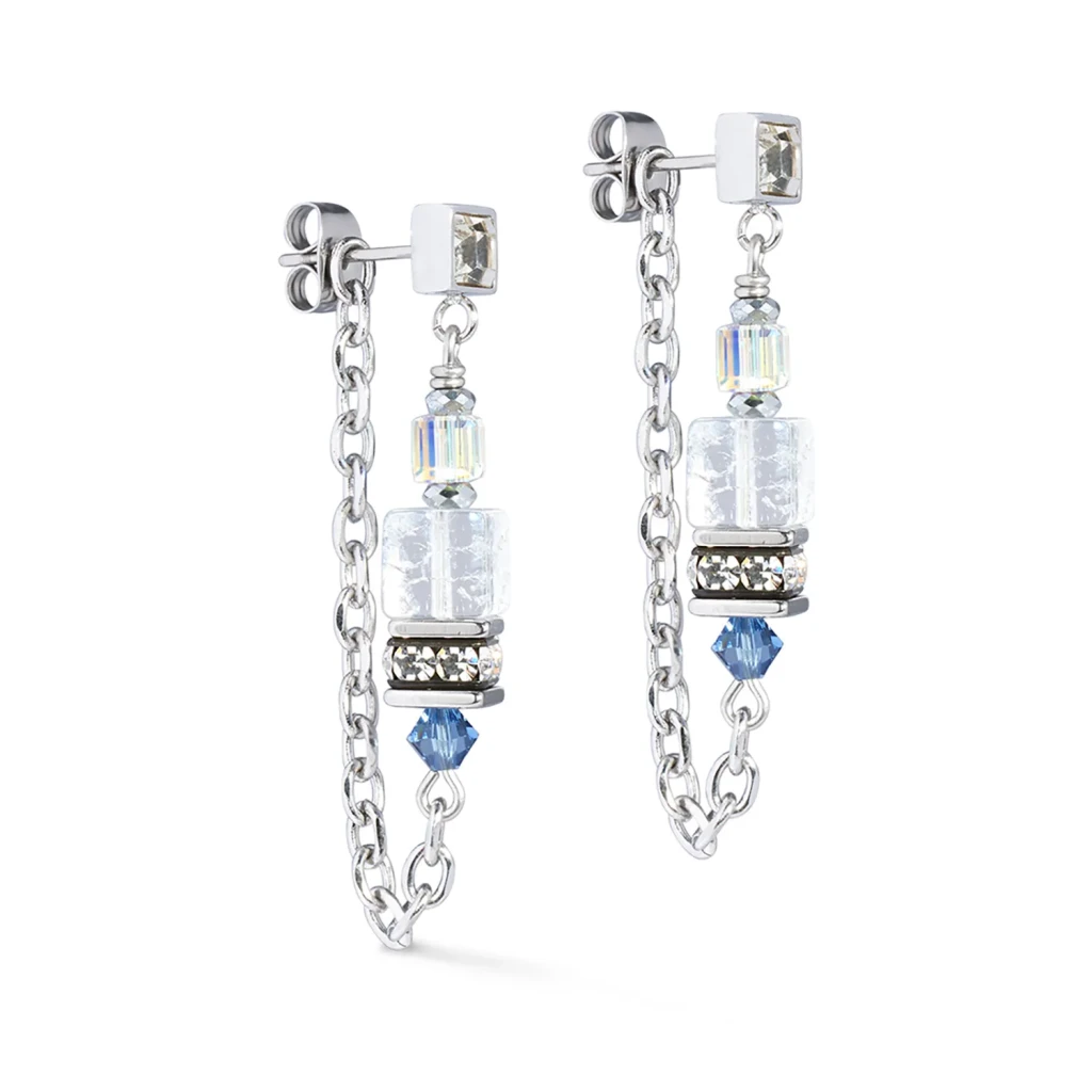Серьги Coeur de Lion Crystal-Silver 3020/21-1817