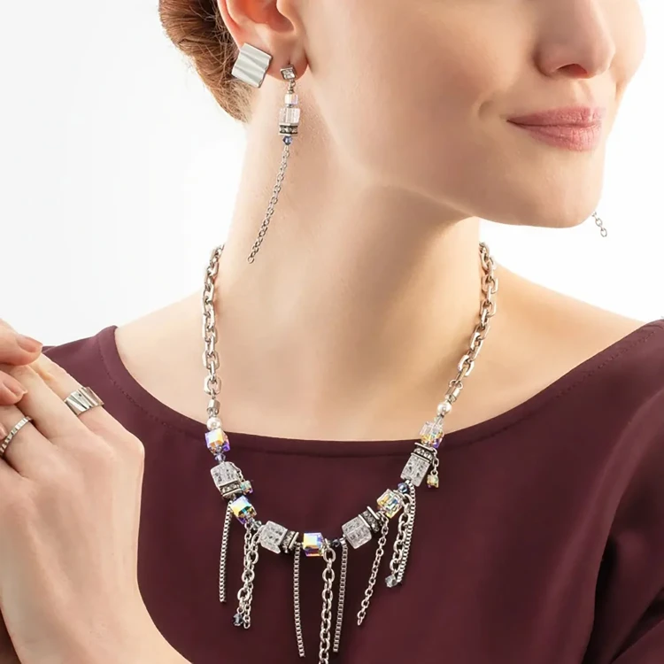 Серьги Coeur de Lion Crystal-Silver 3020/21-1817