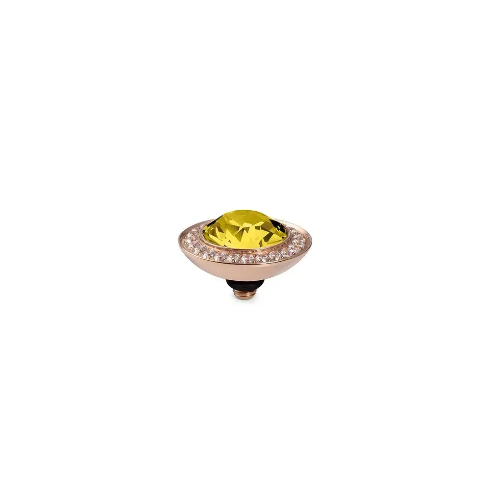 Шарм Qudo Tondo Deluxe Light Topaz 647218 BR/RG
