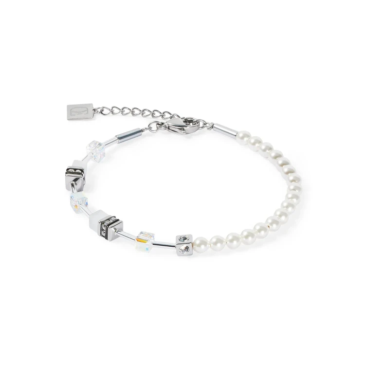 Браслет Coeur de Lion White-Silver 4087/30-1417