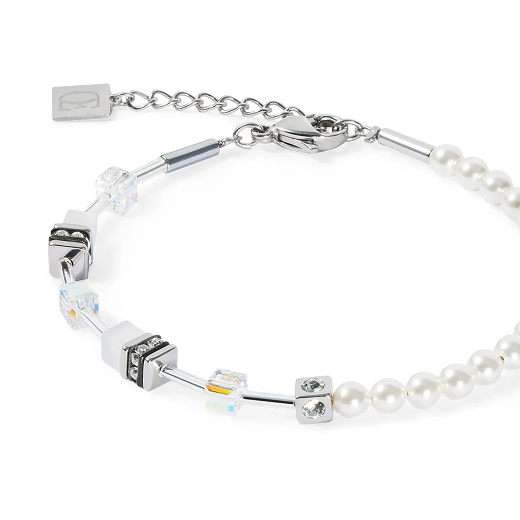 Браслет Coeur de Lion White-Silver 4087/30-1417