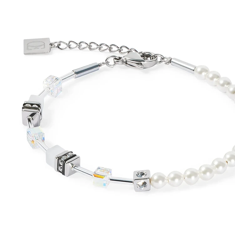 Браслет Coeur de Lion White-Silver 4087/30-1417