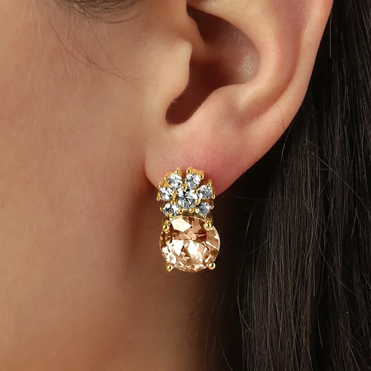 Серьги Dyrberg Kern BECKIA SG PASTEL MULTI / WHITE PEARL 460069