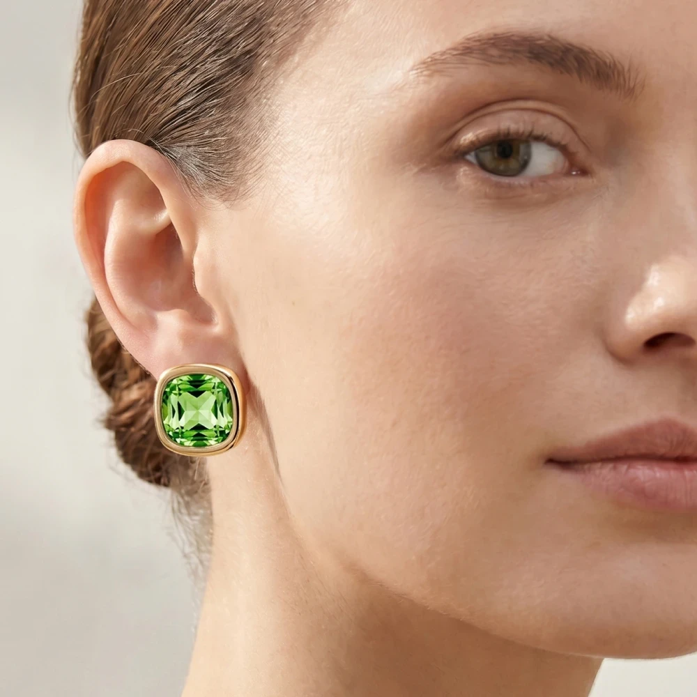 Серьги Peridot Fiore Luna AG210405E-015 G