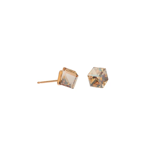 Пусеты Crystal Golden Shadow SWE1127/2 CGS RG
