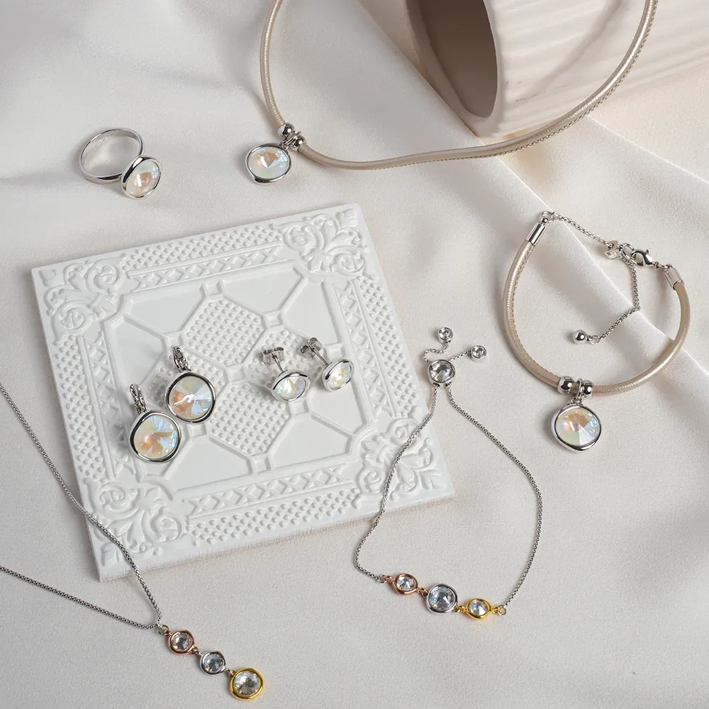 Серьги Fiore Luna Ivory Cream Delite A1902.1 BW/S