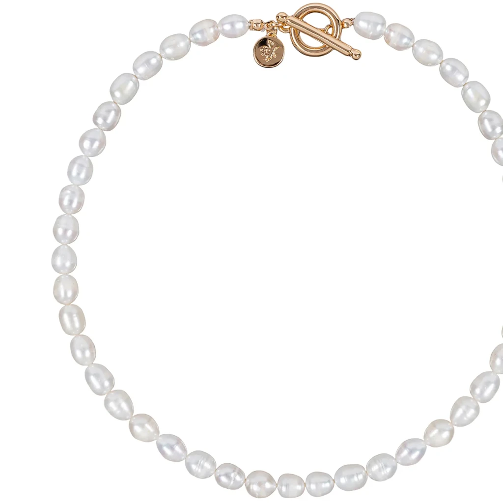 Колье Fiore Luna String of Pearls Togl BL4513 G