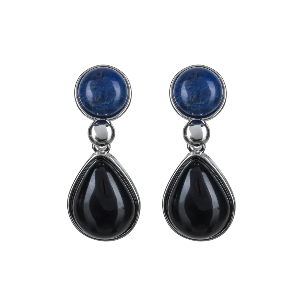 Серьги Possebon Solidat, Agata Preto A0738.23.4 S