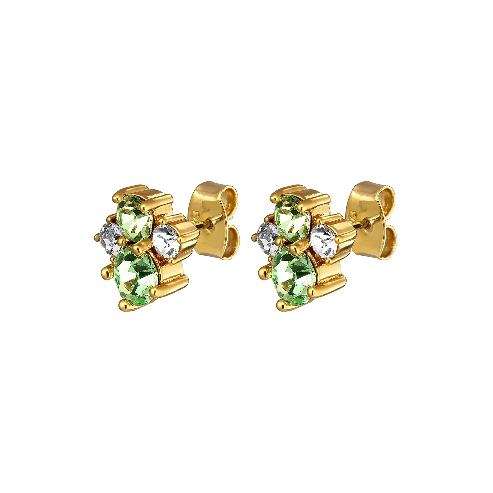 Серьги Dyrberg Kern BILLIS  SG LIGHT GREEN 460048