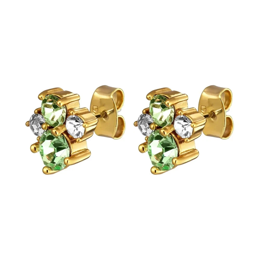 Серьги Dyrberg Kern BILLIS  SG LIGHT GREEN 460048