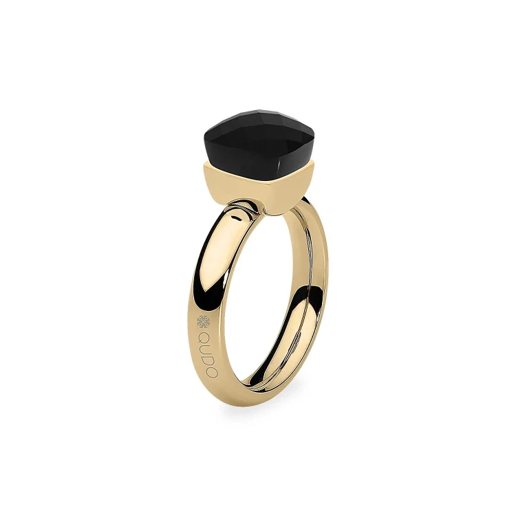 Кольцо Qudo FIRENZE 17.2 (G) Jet 107001/40-5301 17.2