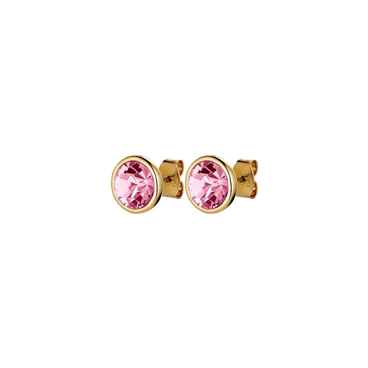 Пусеты DIA SG LIGHT ROSE 420000 R/G