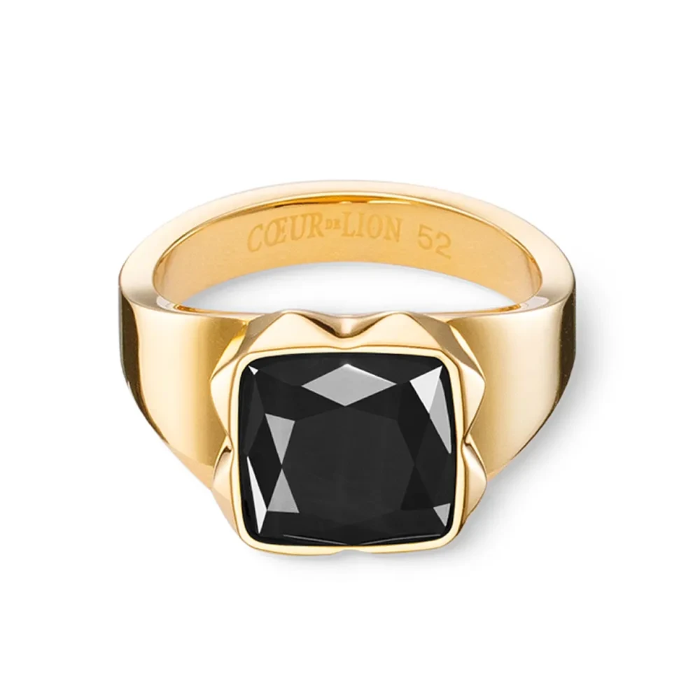 Кольцо Coeur de Lion Black-Gold 1200/40-1316 60
