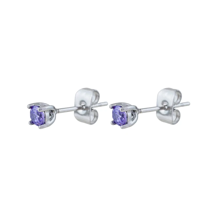 Пусеты VIOLET Fiore Luna AE03187-6A V/S