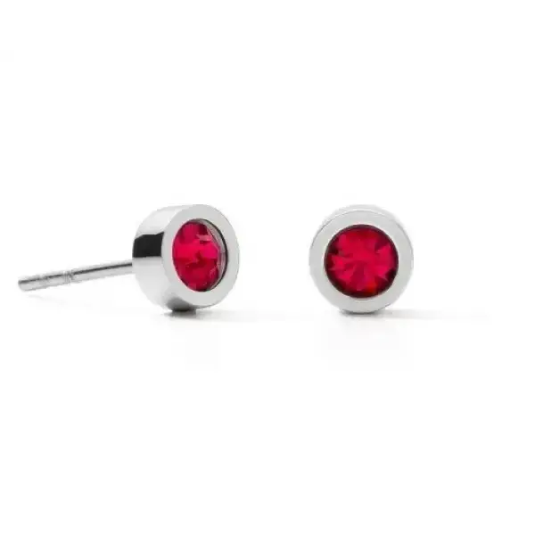 Пусеты Coeur de Lion Red-Silver 0227/21-0317