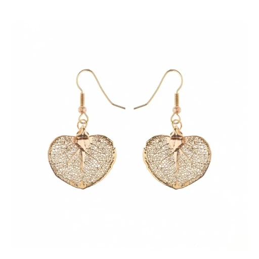 Серьги Ester Bijoux Денежный Лист LF93C-RG BR