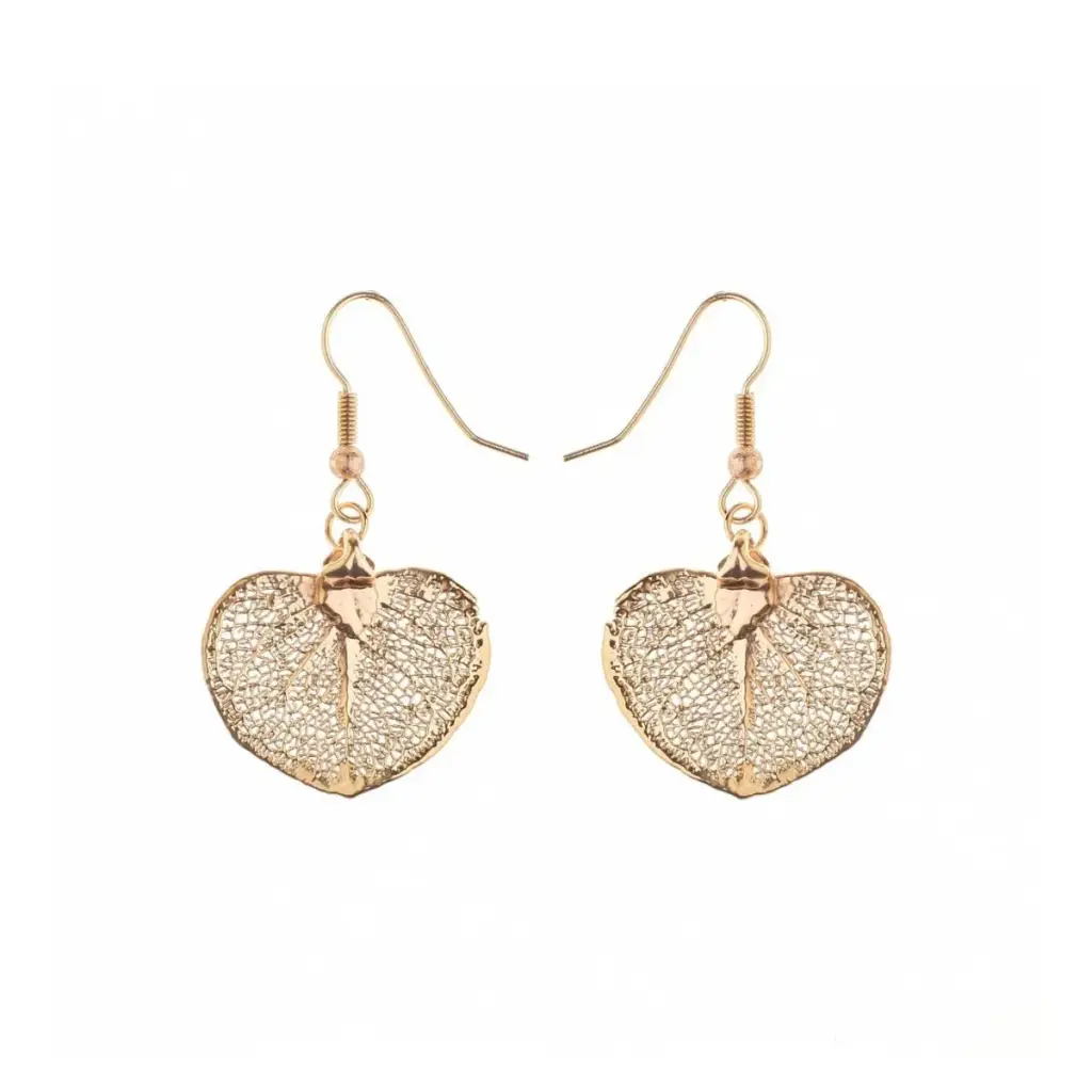 Серьги Ester Bijoux Денежный Лист LF93C-RG BR