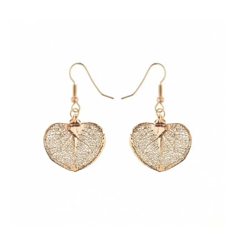 Серьги Ester Bijoux Денежный Лист LF93C-RG BR