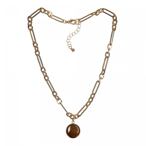 Колье Fiore Luna COFFE AGATE LN5148 BR/G