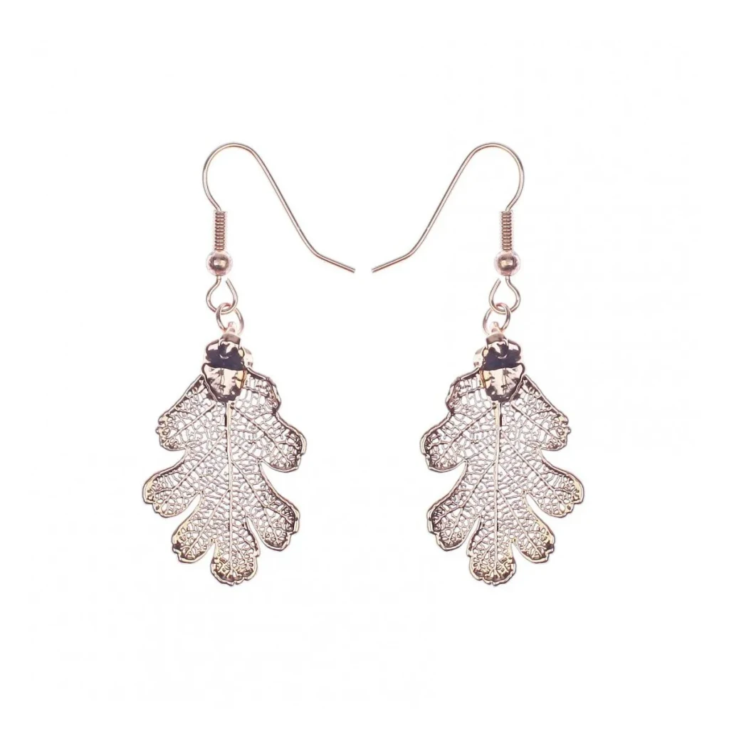Серьги Ester Bijoux Дуб SK104GA-G/S BR