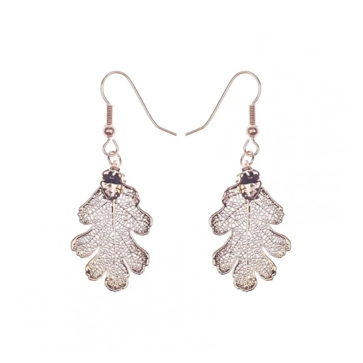 Серьги Ester Bijoux Дуб SK104GA-G/S BR
