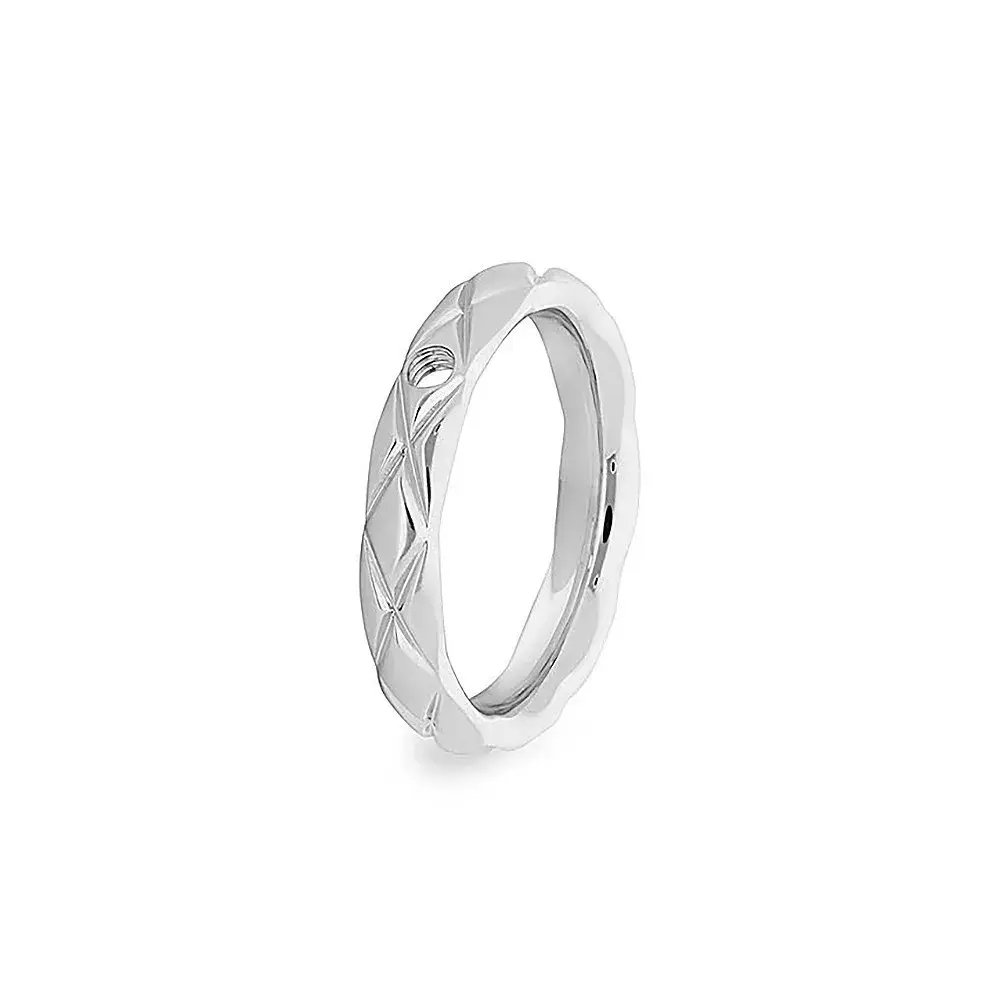 Кольцо Qudo - База Aversa Silver 16.5 мм 616259 S
