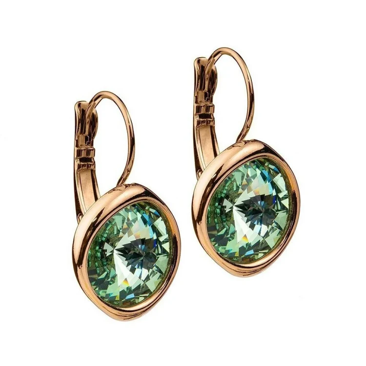 Серьги Fiore Luna Chrysolite A1903.16 G/S