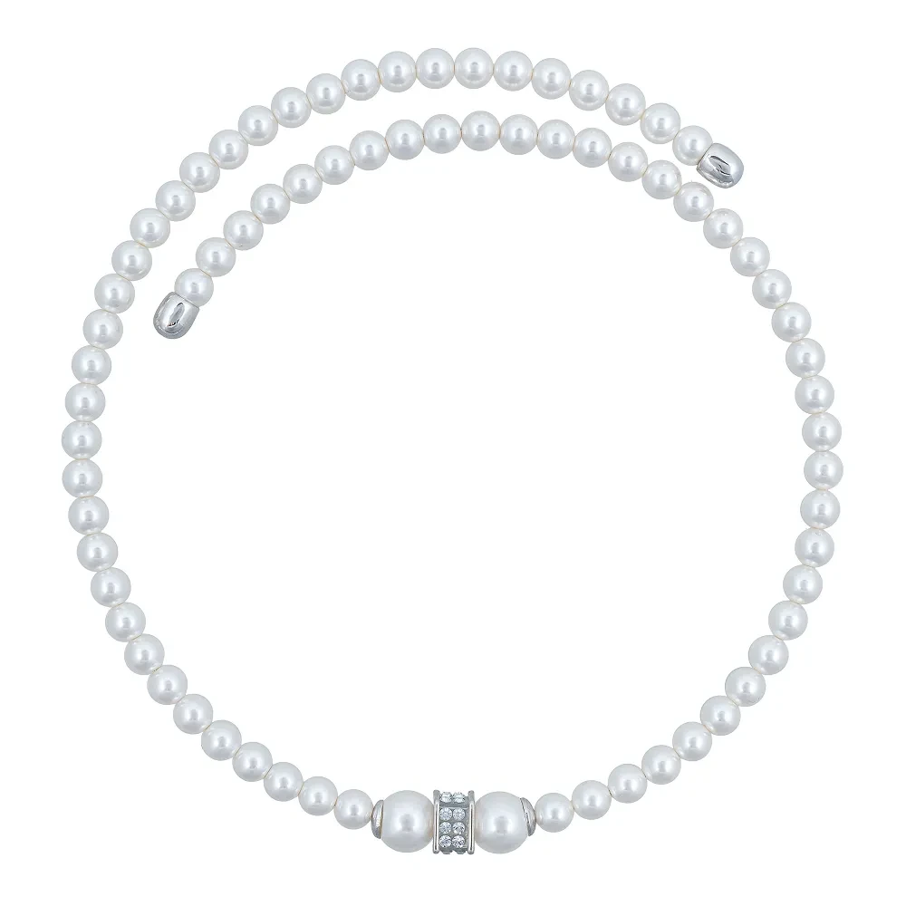 Колье Fiore Luna Cube Crystal B2409PE-N01.1 BW/S