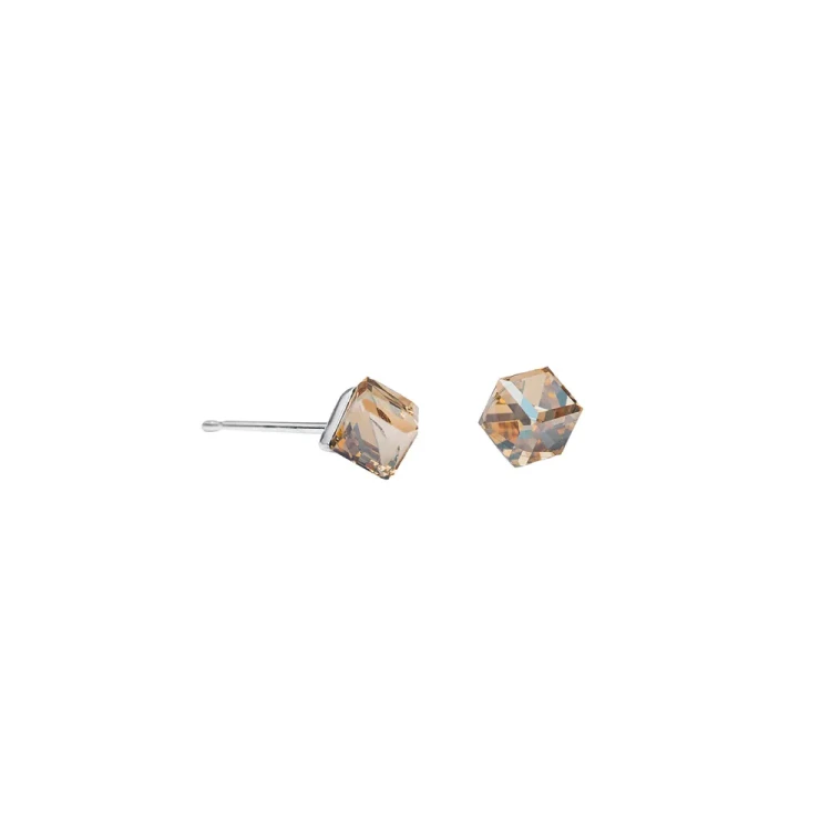 Пусеты Crystal Golden Shadow SWE1127/1 CGS S