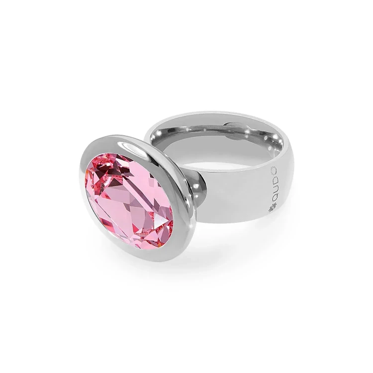 Кольцо Qudo TIVOLA big S light rose  17.8 мм 632103/17.8 R/S