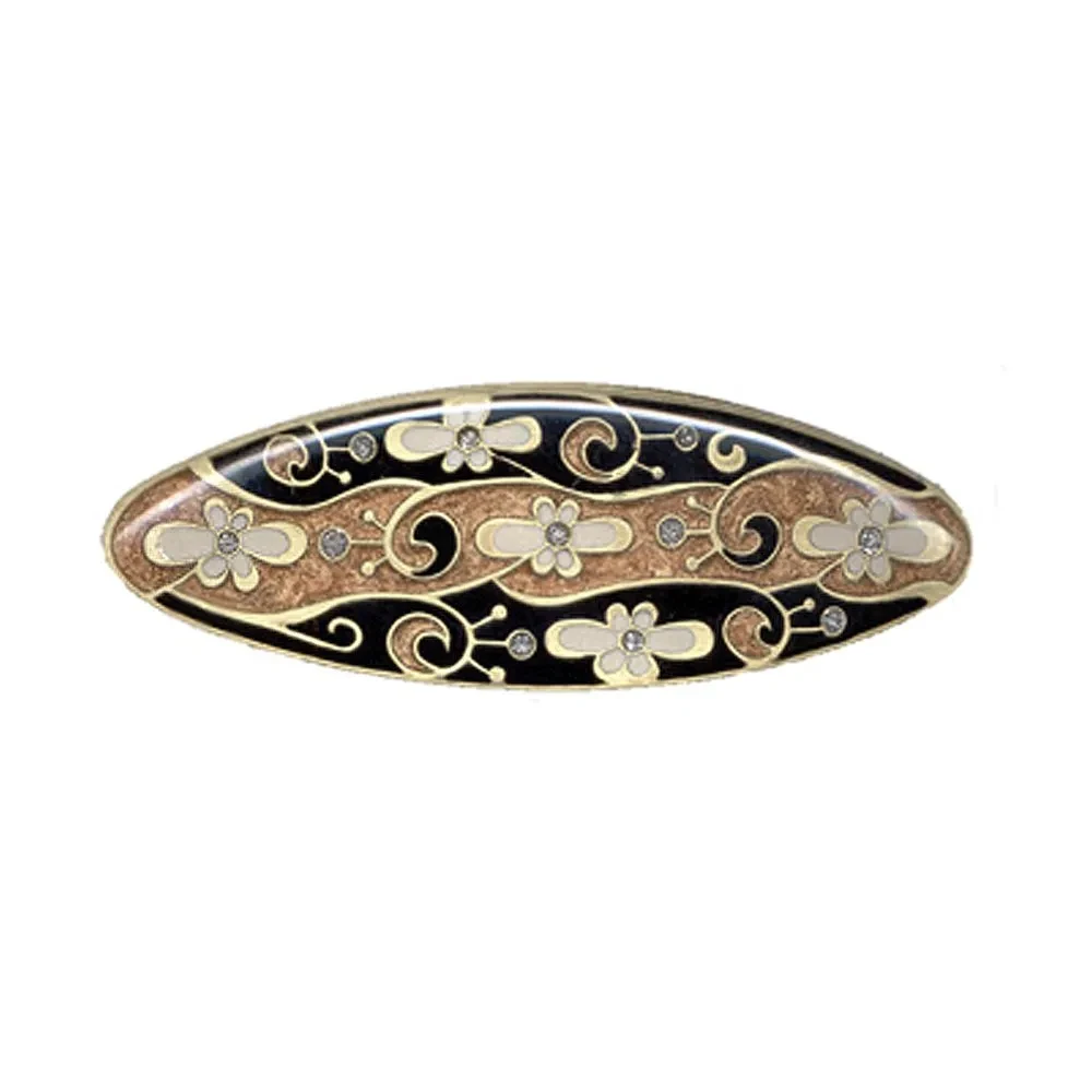 Заколка для волос Clara Bijoux G64067 BW/BR