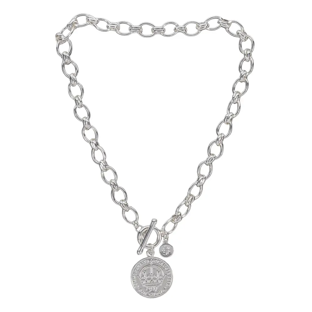 Колье Fiore Luna With a coin BL4545 S