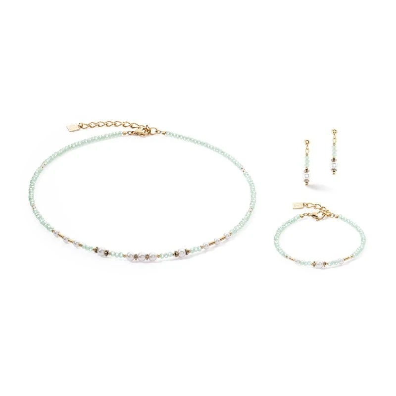 Колье Coeur de Lion Light Green 4434/10-0520