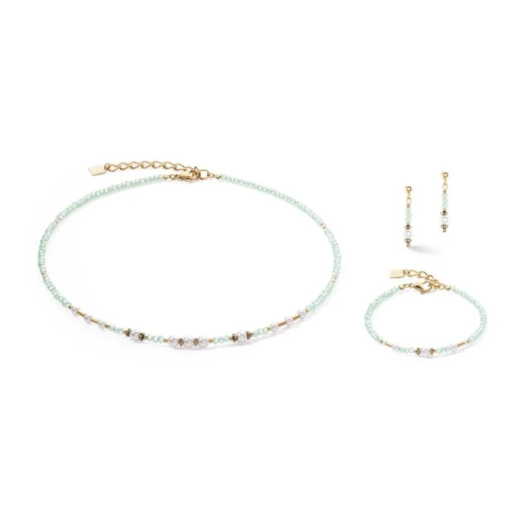 Колье Coeur de Lion Light Green 4434/10-0520