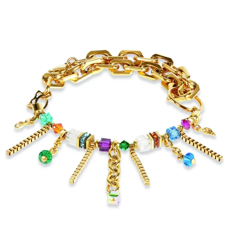 Браслет Coeur de Lion Multicolour Gold 3020/30-1516