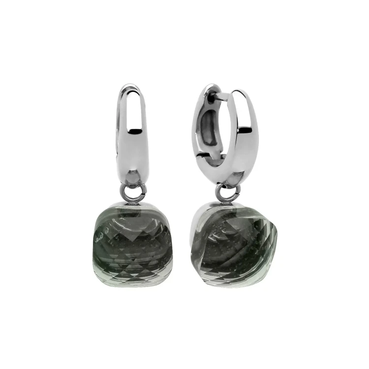 Серьги Qudo Firenze light grey 300141 BW/S