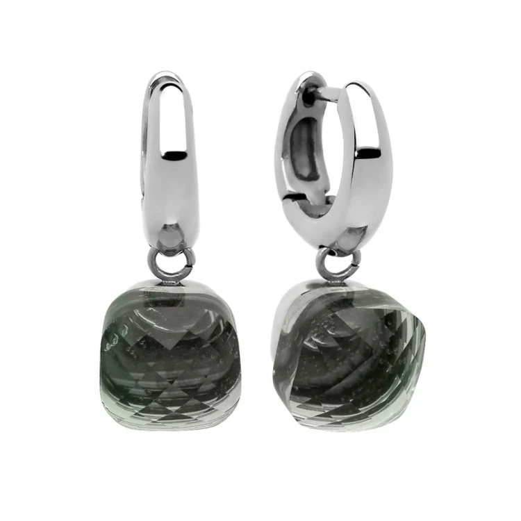 Серьги Qudo Firenze light grey 300141 BW/S