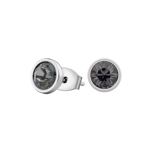 Пусеты Crystal Silver Night SWE297 CSN S