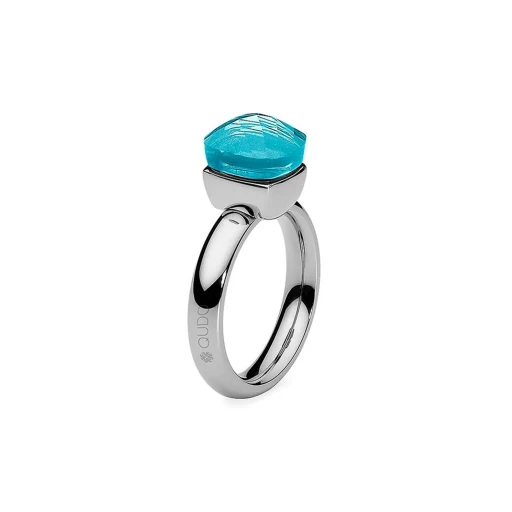 Кольцо Qudo Firenze aqua 19 мм 626081 BL/S