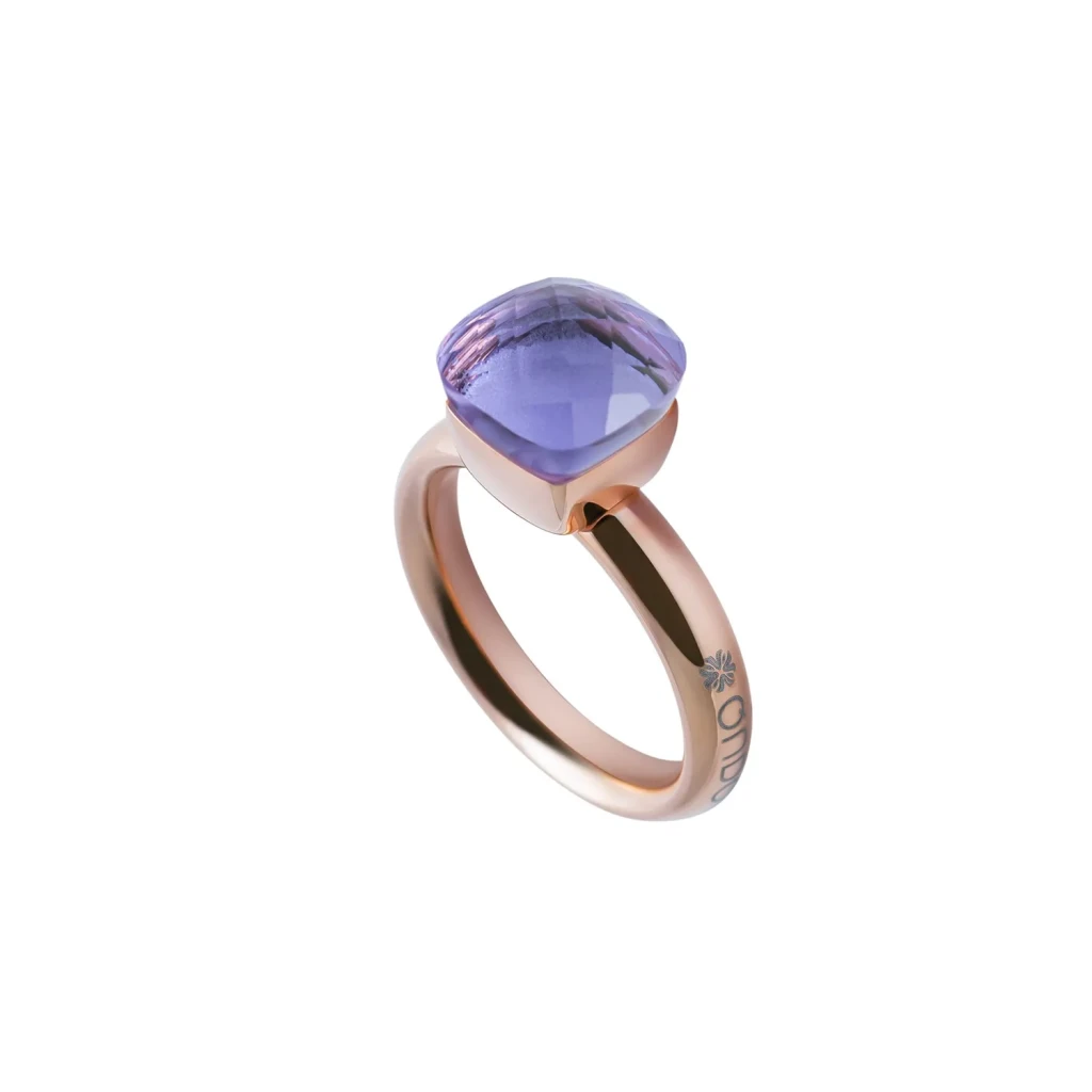 Кольцо Qudo Firenze medium orchid 19 мм 611987 R/RG