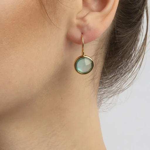 Серьги Possebon madre azul A9002.20 BL/G
